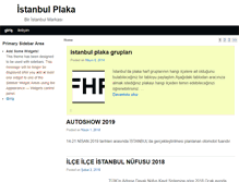 Tablet Screenshot of istanbulplaka.com